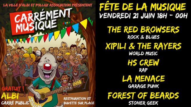 Fête de la musique au carré public